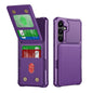 Vertical Flip Card Bag Holder Leather Phone Case, For Samsung Galaxy S25 5G, For Samsung Galaxy S25+ 5G, For Samsung Galaxy S25 Ultra 5G, For Samsung Galaxy S24 FE 5G