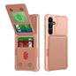 Vertical Flip Card Bag Holder Leather Phone Case, For Samsung Galaxy S25 5G, For Samsung Galaxy S25+ 5G, For Samsung Galaxy S25 Ultra 5G, For Samsung Galaxy S24 FE 5G