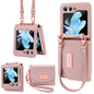 VIETAO Portable Wallet Foldable PU Phone Case, For Samsung Galaxy Z Flip6 / Flip7 FE, For Samsung Galaxy Z Flip5, For Samsung Galaxy Z Flip4, For Samsung Galaxy Z Flip3 5G