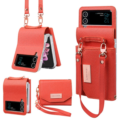 VIETAO Portable Wallet Foldable PU Phone Case, For Samsung Galaxy Z Flip6 / Flip7 FE, For Samsung Galaxy Z Flip5, For Samsung Galaxy Z Flip4, For Samsung Galaxy Z Flip3 5G