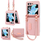 VIETAO Portable Wallet Foldable PU Phone Case, For Samsung Galaxy Z Flip6 / Flip7 FE, For Samsung Galaxy Z Flip5, For Samsung Galaxy Z Flip4, For Samsung Galaxy Z Flip3 5G
