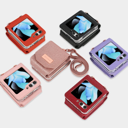 VIETAO Portable Organ Style Wallet PU Phone Case, For Samsung Galaxy Z Flip6 / Flip7 FE, For Samsung Galaxy Z Flip5