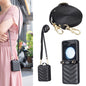 Wave-shaped Crossbody Lanyard Leather Phone Case, For Samsung Galaxy Z Flip7, For Samsung Galaxy Z Flip6, For Samsung Galaxy Z Flip5, For Samsung Galaxy Z Flip4, For Samsung Galaxy Z Flip3