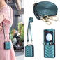 Wave-shaped Crossbody Lanyard Leather Phone Case, For Samsung Galaxy Z Flip7, For Samsung Galaxy Z Flip6, For Samsung Galaxy Z Flip5, For Samsung Galaxy Z Flip4, For Samsung Galaxy Z Flip3