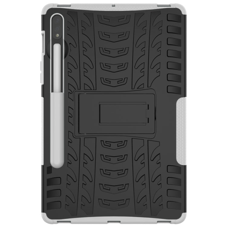 Tire Texture Shockproof TPU+PC Protective Case with Holder, For Samsung Galaxy Tab S8 / Galaxy Tab S7 T870 / T875, For Xiaomi Redmi 9A, For OPPO A52 / A72 / A92