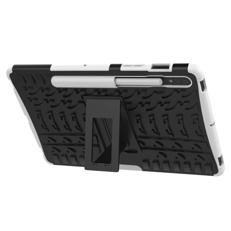 Tire Texture Shockproof TPU+PC Protective Case with Holder, For Samsung Galaxy Tab S8 / Galaxy Tab S7 T870 / T875, For Xiaomi Redmi 9A, For OPPO A52 / A72 / A92