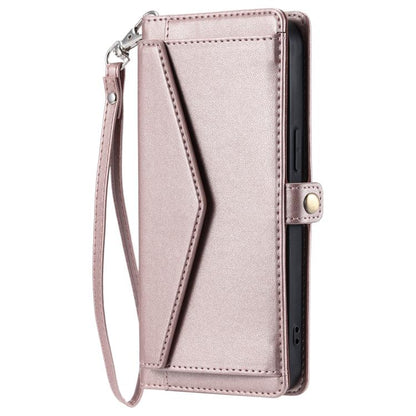 Wallet Multi-card Slot Leather Phone Case with Lanyard, For Samsung Galaxy S25 Edge 5G, For Samsung Galaxy S25 5G, For Samsung Galaxy S25+ 5G, For Samsung Galaxy S25 Ultra 5G