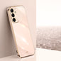 XINLI Straight Edge 6D Electroplate TPU Phone Case, For Samsung Galaxy S25 Edge 5G, For Samsung Galaxy S25 5G, For Samsung Galaxy S25+ 5G, For Samsung Galaxy S25 Ultra 5G, For Samsung Galaxy S24 FE 5G