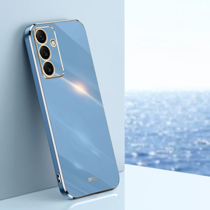 XINLI Straight Edge 6D Electroplate TPU Phone Case, For Samsung Galaxy S25 Edge 5G, For Samsung Galaxy S25 5G, For Samsung Galaxy S25+ 5G, For Samsung Galaxy S25 Ultra 5G, For Samsung Galaxy S24 FE 5G