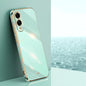 XINLI Straight Edge 6D Electroplate TPU Phone Case, For Samsung Galaxy S25 Edge 5G, For Samsung Galaxy S25 5G, For Samsung Galaxy S25+ 5G, For Samsung Galaxy S25 Ultra 5G, For Samsung Galaxy S24 FE 5G