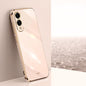 XINLI Straight Edge 6D Electroplate TPU Phone Case, For Samsung Galaxy S25 Edge 5G, For Samsung Galaxy S25 5G, For Samsung Galaxy S25+ 5G, For Samsung Galaxy S25 Ultra 5G, For Samsung Galaxy S24 FE 5G