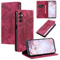 Totem Embossed Magnetic Leather Phone Case, For Samsung Galaxy S25 Edge 5G, For Samsung Galaxy S25 5G, For Samsung Galaxy S25+ 5G, For Samsung Galaxy S25 Ultra 5G