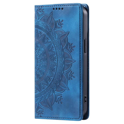 Totem Embossed Magnetic Leather Phone Case, For Samsung Galaxy S25 Edge 5G, For Samsung Galaxy S25 5G, For Samsung Galaxy S25+ 5G, For Samsung Galaxy S25 Ultra 5G