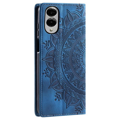 Totem Embossed Magnetic Leather Phone Case, For Samsung Galaxy S25 Edge 5G, For Samsung Galaxy S25 5G, For Samsung Galaxy S25+ 5G, For Samsung Galaxy S25 Ultra 5G