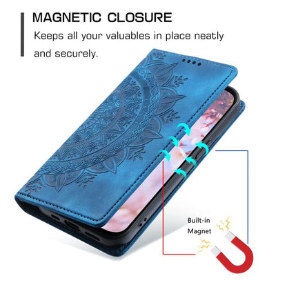 Totem Embossed Magnetic Leather Phone Case, For Samsung Galaxy S25 Edge 5G, For Samsung Galaxy S25 5G, For Samsung Galaxy S25+ 5G, For Samsung Galaxy S25 Ultra 5G