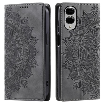 Totem Embossed Magnetic Leather Phone Case, For Samsung Galaxy S25 Edge 5G, For Samsung Galaxy S25 5G, For Samsung Galaxy S25+ 5G, For Samsung Galaxy S25 Ultra 5G