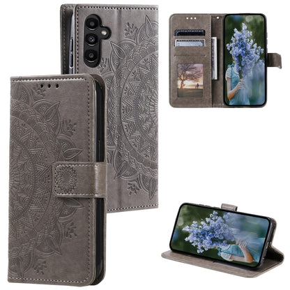 Totem Flower Embossed Leather Phone Case, For Samsung Galaxy S25 FE 5G, For Samsung Galaxy S25 Edge 5G, For Samsung Galaxy S25 5G, For Samsung Galaxy S25+ 5G, For Samsung Galaxy S25 Ultra 5G