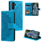 Totem Flower Embossed Leather Phone Case, For Samsung Galaxy S25 FE 5G, For Samsung Galaxy S25 Edge 5G, For Samsung Galaxy S25 5G, For Samsung Galaxy S25+ 5G, For Samsung Galaxy S25 Ultra 5G