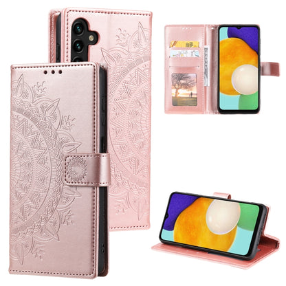 Totem Flower Embossed Leather Phone Case, For Samsung Galaxy S25 FE 5G, For Samsung Galaxy S25 Edge 5G, For Samsung Galaxy S25 5G, For Samsung Galaxy S25+ 5G, For Samsung Galaxy S25 Ultra 5G
