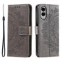 Totem Flower Embossed Leather Phone Case, For Samsung Galaxy S25 FE 5G, For Samsung Galaxy S25 Edge 5G, For Samsung Galaxy S25 5G, For Samsung Galaxy S25+ 5G, For Samsung Galaxy S25 Ultra 5G
