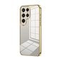 Transparent Plating Fine Hole Phone Case, For Samsung Galaxy S25 5G, For Samsung Galaxy S25+ 5G, For Samsung Galaxy S25 Ultra 5G