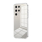 Transparent Plating Fine Hole Phone Case, For Samsung Galaxy S25 5G, For Samsung Galaxy S25+ 5G, For Samsung Galaxy S25 Ultra 5G