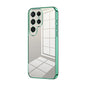 Transparent Plating Fine Hole Phone Case, For Samsung Galaxy S25 5G, For Samsung Galaxy S25+ 5G, For Samsung Galaxy S25 Ultra 5G