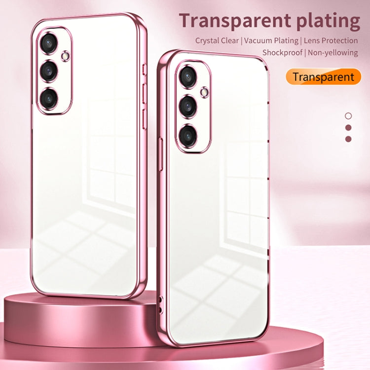 Transparent Plating Fine Hole Phone Case, For Samsung Galaxy S25 5G, For Samsung Galaxy S25+ 5G, For Samsung Galaxy S25 Ultra 5G