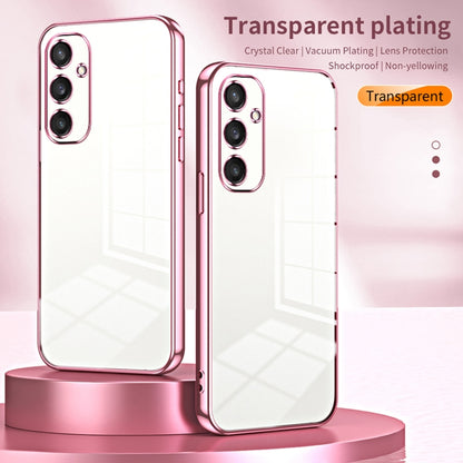 Transparent Plating Fine Hole Phone Case, For Samsung Galaxy S25 5G, For Samsung Galaxy S25+ 5G, For Samsung Galaxy S25 Ultra 5G