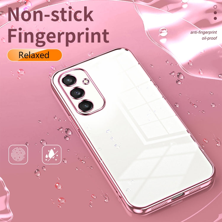 Transparent Plating Fine Hole Phone Case, For Samsung Galaxy S25 5G, For Samsung Galaxy S25+ 5G, For Samsung Galaxy S25 Ultra 5G