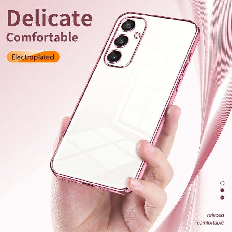 Transparent Plating Fine Hole Phone Case, For Samsung Galaxy S25 5G, For Samsung Galaxy S25+ 5G, For Samsung Galaxy S25 Ultra 5G
