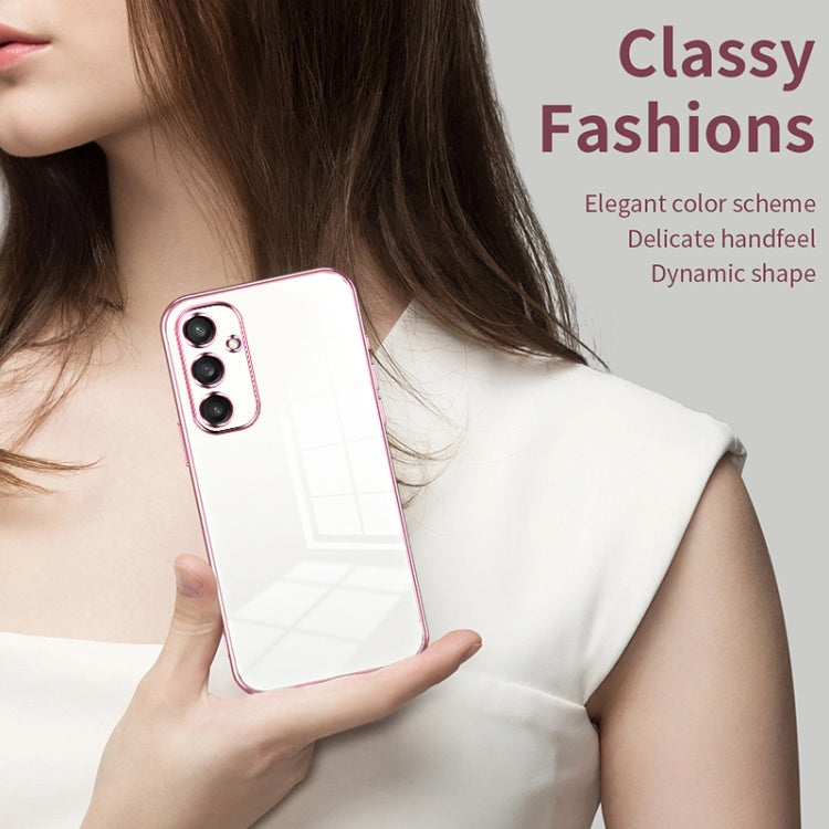 Transparent Plating Fine Hole Phone Case, For Samsung Galaxy S25 5G, For Samsung Galaxy S25+ 5G, For Samsung Galaxy S25 Ultra 5G