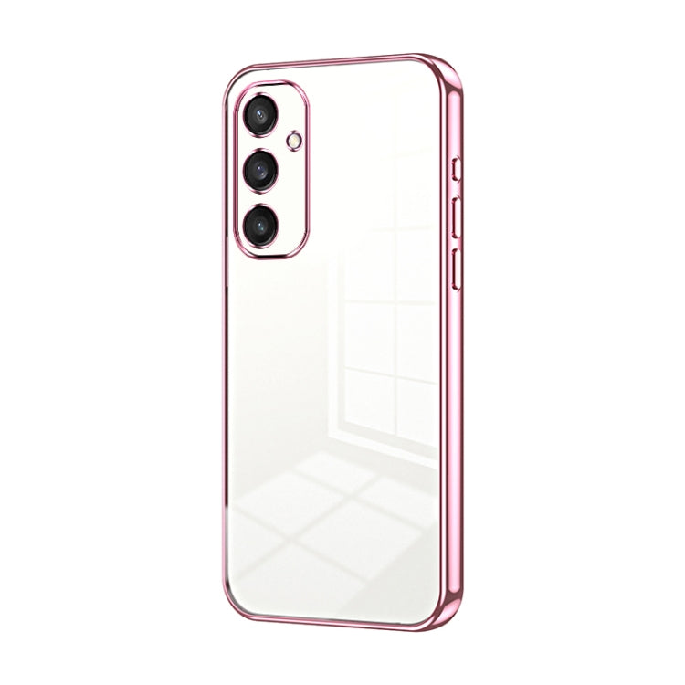 Transparent Plating Fine Hole Phone Case, For Samsung Galaxy S25 5G, For Samsung Galaxy S25+ 5G, For Samsung Galaxy S25 Ultra 5G