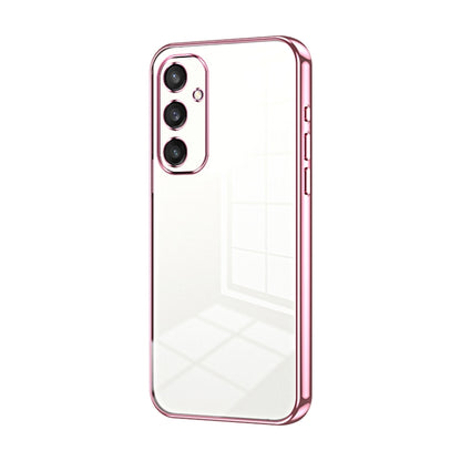Transparent Plating Fine Hole Phone Case, For Samsung Galaxy S25 5G, For Samsung Galaxy S25+ 5G, For Samsung Galaxy S25 Ultra 5G