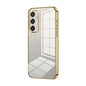 Transparent Plating Fine Hole Phone Case, For Samsung Galaxy S25 5G, For Samsung Galaxy S25+ 5G, For Samsung Galaxy S25 Ultra 5G