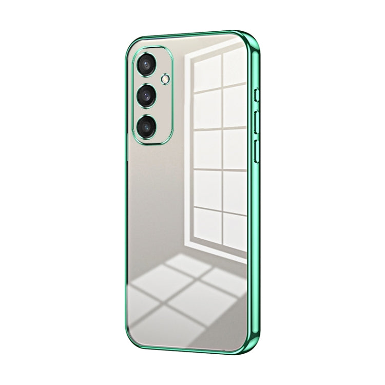 Transparent Plating Fine Hole Phone Case, For Samsung Galaxy S25 5G, For Samsung Galaxy S25+ 5G, For Samsung Galaxy S25 Ultra 5G