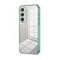 Transparent Plating Fine Hole Phone Case, For Samsung Galaxy S25 5G, For Samsung Galaxy S25+ 5G, For Samsung Galaxy S25 Ultra 5G