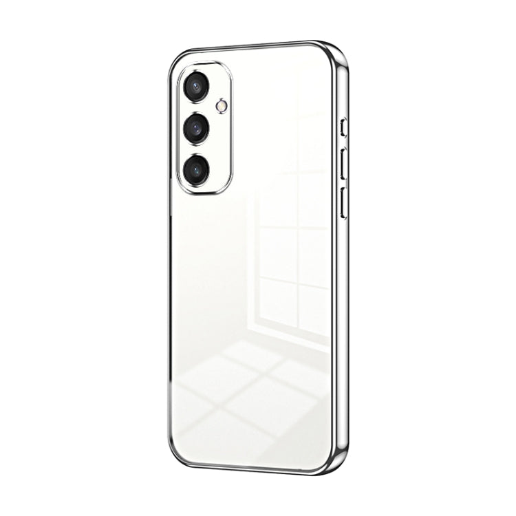 Transparent Plating Fine Hole Phone Case, For Samsung Galaxy S25 5G, For Samsung Galaxy S25+ 5G, For Samsung Galaxy S25 Ultra 5G