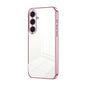 Transparent Plating Fine Hole Phone Case, For Samsung Galaxy S25 5G, For Samsung Galaxy S25+ 5G, For Samsung Galaxy S25 Ultra 5G