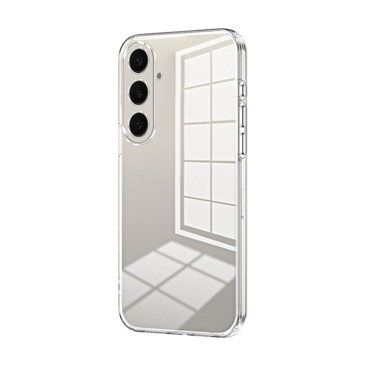 Transparent Plating Fine Hole Phone Case, For Samsung Galaxy S25 5G, For Samsung Galaxy S25+ 5G, For Samsung Galaxy S25 Ultra 5G