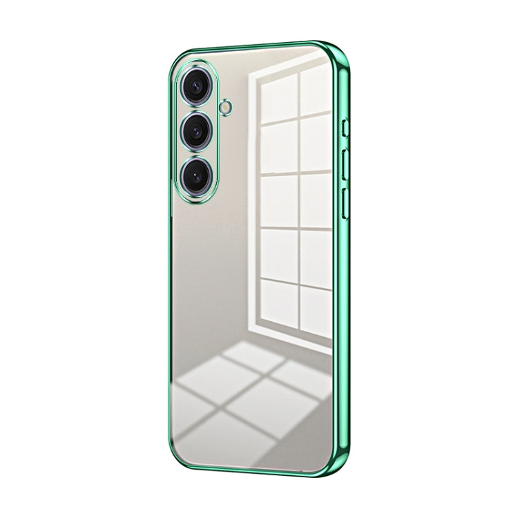 Transparent Plating Fine Hole Phone Case, For Samsung Galaxy S25 5G, For Samsung Galaxy S25+ 5G, For Samsung Galaxy S25 Ultra 5G