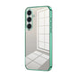 Transparent Plating Fine Hole Phone Case, For Samsung Galaxy S25 5G, For Samsung Galaxy S25+ 5G, For Samsung Galaxy S25 Ultra 5G