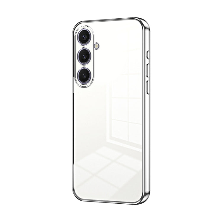 Transparent Plating Fine Hole Phone Case, For Samsung Galaxy S25 5G, For Samsung Galaxy S25+ 5G, For Samsung Galaxy S25 Ultra 5G