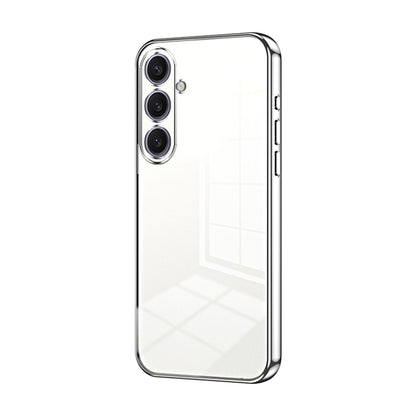 Transparent Plating Fine Hole Phone Case, For Samsung Galaxy S25 5G, For Samsung Galaxy S25+ 5G, For Samsung Galaxy S25 Ultra 5G