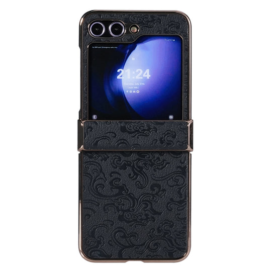 Three Parts Cloud Dragon Pattern Fold Phone Case, For Samsung Galaxy Z Flip6 / Flip7 FE