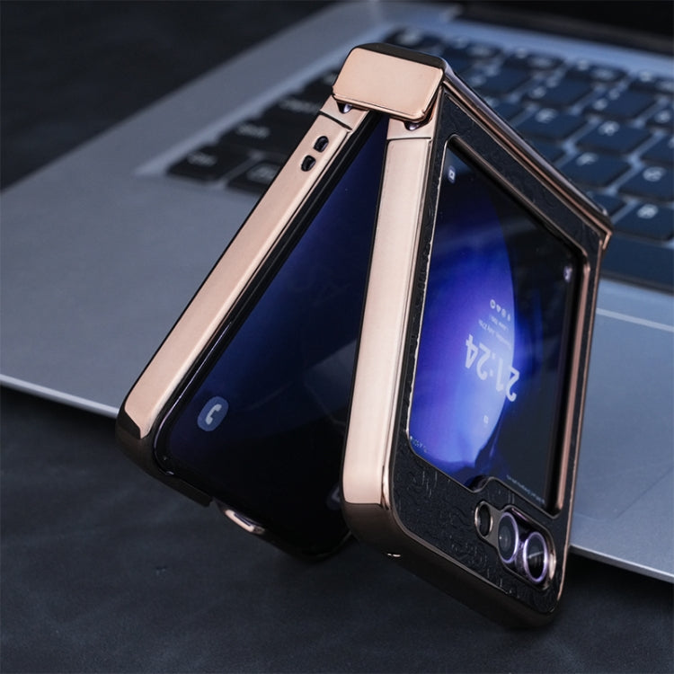 Three Parts Cloud Dragon Pattern Fold Phone Case, For Samsung Galaxy Z Flip6 / Flip7 FE