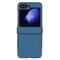 Three Parts Plating Frame MagSafe Carbon Fiber Fold Phone Case, For Samsung Galaxy Z Flip6 / Flip7 FE