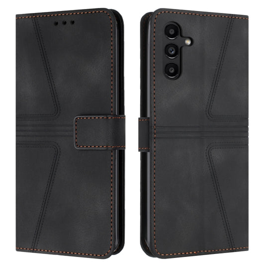 Triangle Solid Color Leather Phone Case, For Samsung Galaxy S25 5G, For Samsung Galaxy S25+5G, For Samsung Galaxy S25 Ultra 5G