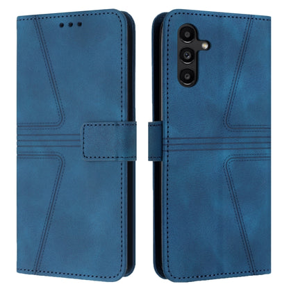 Triangle Solid Color Leather Phone Case, For Samsung Galaxy S25 5G, For Samsung Galaxy S25+5G, For Samsung Galaxy S25 Ultra 5G