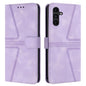 Triangle Solid Color Leather Phone Case, For Samsung Galaxy S25 5G, For Samsung Galaxy S25+5G, For Samsung Galaxy S25 Ultra 5G